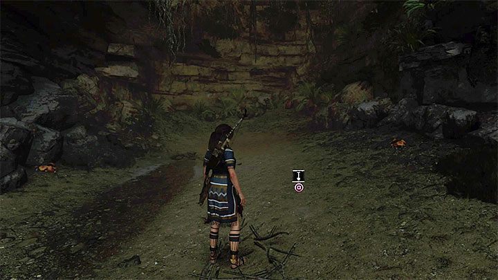 The cache (4) is on the small beach on the northern edge of the eastern water reservoir (theres a climbing wall nearby, used for getting out of this location) - Survival Caches and the Conquistador Chest in Mission of San Juan | Secrets - Mission of San Juan - Shadow of the Tomb Raider Game Guide