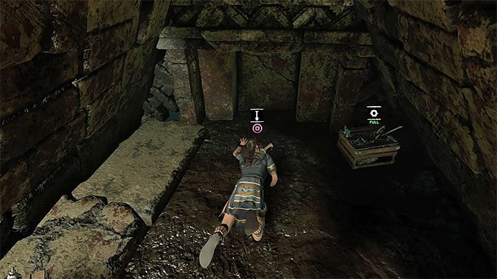The cache (6) is at the bottom of the Thirsty Gods tomb, in the chamber where youre changing the water level - Survival Caches and the Conquistador Chest in Mission of San Juan | Secrets - Mission of San Juan - Shadow of the Tomb Raider Game Guide