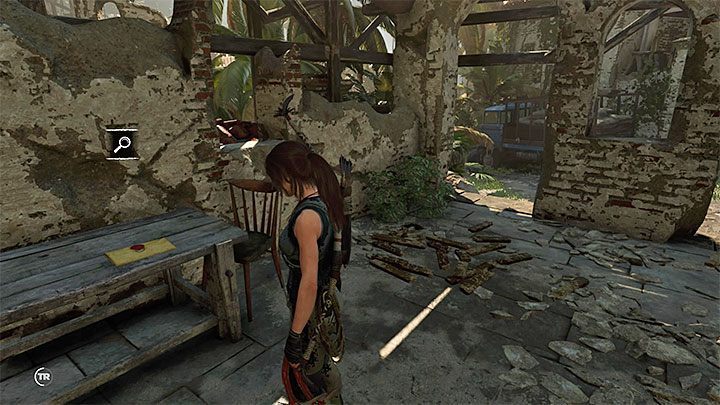 Document (5) is on the table in one of the run-down bindings - Documents in Mission of San Juan | Secrets in Shadow of the Tomb Raider - Mission of San Juan - Shadow of the Tomb Raider Game Guide