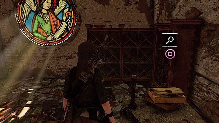 The Poem (15) is in the last room on the first floor of the library, near the stained window - Documents in Mission of San Juan | Secrets in Shadow of the Tomb Raider - Mission of San Juan - Shadow of the Tomb Raider Game Guide