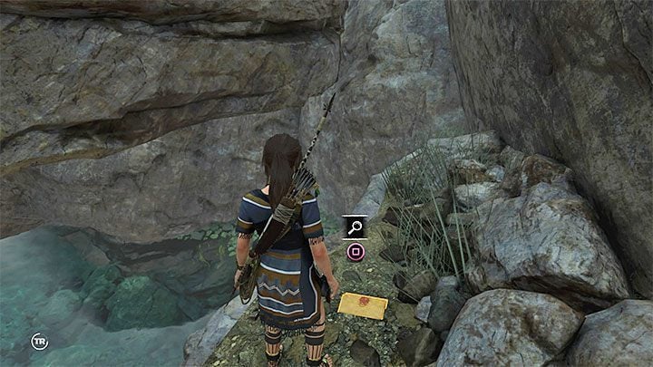 Journal (1) is in the small area, where the conquistador chest also is located - Documents in Mission of San Juan | Secrets in Shadow of the Tomb Raider - Mission of San Juan - Shadow of the Tomb Raider Game Guide