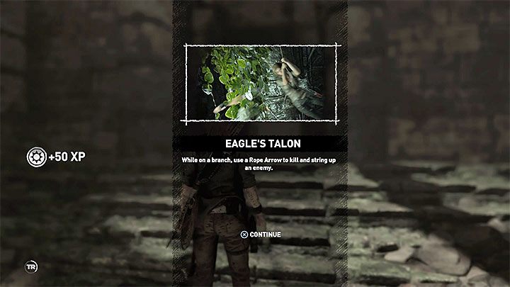 Eagles Talon is a skill that is not available from the very beginning of the game - Surprise! trophy in Shadow of the Tomb Raider - Trophy Guide - Shadow of the Tomb Raider Game Guide