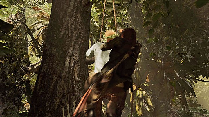 From now on, you can use Eagles Talon to hang enemies on trees - Surprise! trophy in Shadow of the Tomb Raider - Trophy Guide - Shadow of the Tomb Raider Game Guide