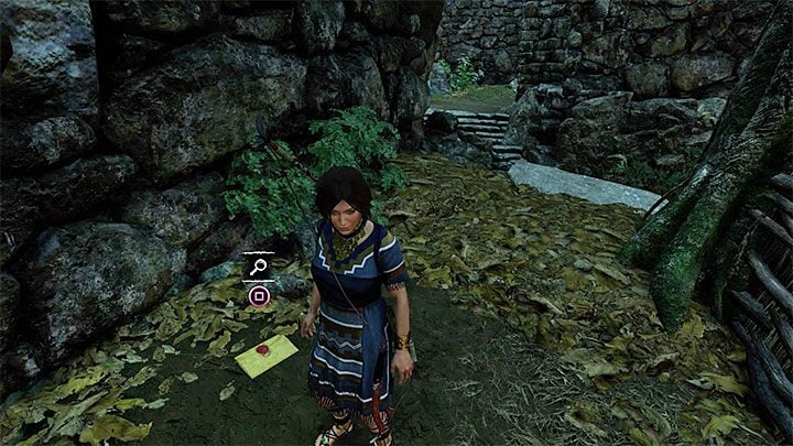 Document (3) lies on the ground - you wont have problems with spotting it - Documents in The Hidden City | Secrets in Shadow of the Tomb Raider - The Hidden City - Shadow of the Tomb Raider Game Guide