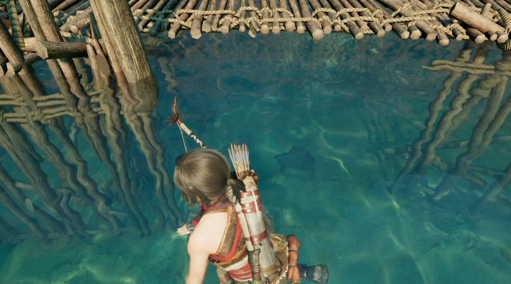 The second cache (2) is also under water - Chests and survivalist cache in The Hidden City | Secrets in SotTR - The Hidden City - Shadow of the Tomb Raider Game Guide