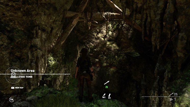 To enter the location youll need to break some rocks that block the entrance - Challenge Tombs - Peruvian Jungle Tombs in Shadow of the Tomb Raider Game - Challenge Tombs - Shadow of the Tomb Raider Game Guide