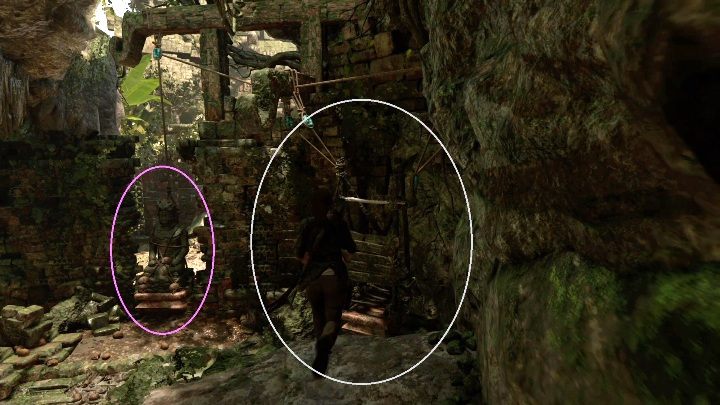 Once you get out of the water, youll encounter a blocked passage - Challenge Tombs - Peruvian Jungle Tombs in Shadow of the Tomb Raider Game - Challenge Tombs - Shadow of the Tomb Raider Game Guide