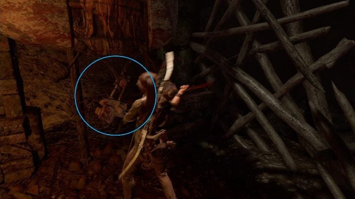 To activate the traps you must open the machines with your axe - Challenge Tombs - Mission of San Juan in Shadow of the Tomb Raider - Challenge Tombs - Shadow of the Tomb Raider Game Guide