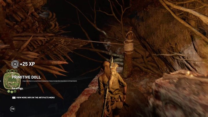 Continuing your way you will find a blocked platform - Challenge Tombs - Mission of San Juan in Shadow of the Tomb Raider - Challenge Tombs - Shadow of the Tomb Raider Game Guide