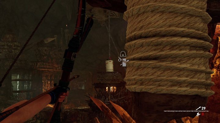 There, connect the ropes shown in the screen above - Challenge Tombs - Kuwaq Yaku in Shadow of the Tomb Raider - Challenge Tombs - Shadow of the Tomb Raider Game Guide