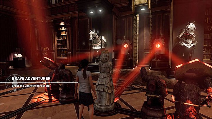 Reach the White Queen and start pulling her towards the knights - How to solve the White Queen riddle in the Crofts mansion? - Solving Riddles - Shadow of the Tomb Raider Game Guide