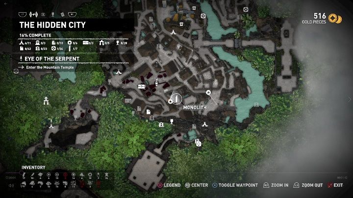 On the south side of the city you will find a monolith - Yucatec monoliths in Shadow of the Tomb Raider Game - Monoliths - Shadow of the Tomb Raider Game Guide