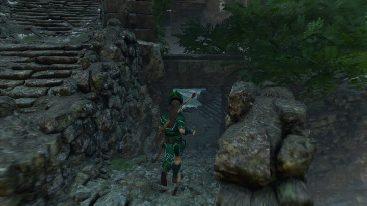 After reading the hints on the monolith turn 180 degrees and run to the right side - Yucatec monoliths in Shadow of the Tomb Raider Game - Monoliths - Shadow of the Tomb Raider Game Guide