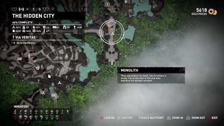 The monolith contains a hint - They stand back-to-back, two brothers in arms - Yucatec monoliths in Shadow of the Tomb Raider Game - Monoliths - Shadow of the Tomb Raider Game Guide