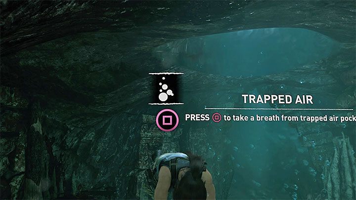 You will reach the cavern with a water reservoir - Investigating the temple ruins in Cozumel - Hunters Moon - Cozumel - Shadow of the Tomb Raider Game Guide