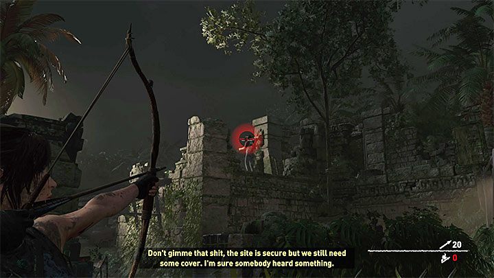 The next part of the location can be reached by climbing the wall - Excavation site and escaping - Hunters Moon; Head Above Water - Cozumel - Shadow of the Tomb Raider Game Guide