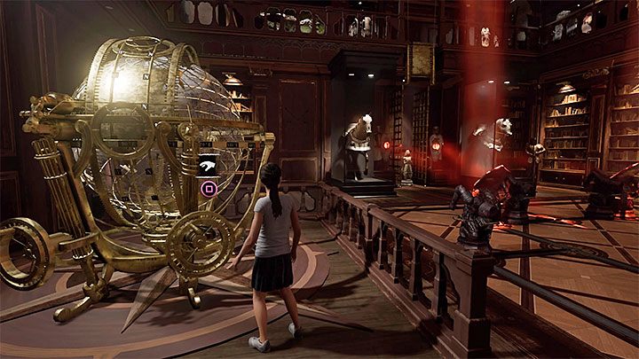 The White Queen will appear behind the ladder, between the two red spots (picture 1), but you cannot reach her right away - Forbidden Tomb and summoning the White Queene in Croft Manor - Brave Adventurer - Croft Manor - Shadow of the Tomb Raider Game Guide