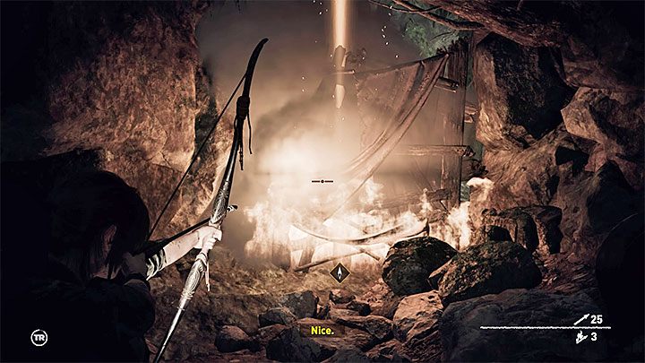 Having entered the cave, the protagonists will encounter a barricade, luckily, a flammable one - Reaching Kuwaq Yaku - Where the Twins Confer - Peruvian Jungle - return - Shadow of the Tomb Raider Game Guide