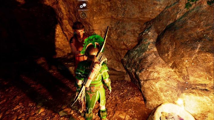 When you reach the crime scene, you will have to talk to a guardian that blocks the door - The Hidden City side quests in Shadow of the Tomb Raider - Side Quests - Shadow of the Tomb Raider Game Guide