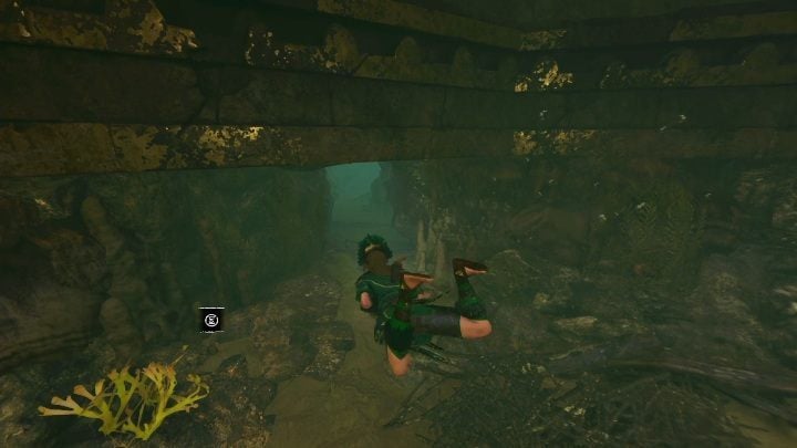 Under the water there is a passage, which you have to cross to get to the other side of the cave - The Hidden City side quests in Shadow of the Tomb Raider - Side Quests - Shadow of the Tomb Raider Game Guide