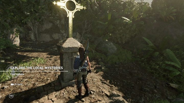 When you reach the final cross, examine it, and it will open the entrance to the crypt - Mission of San Juan side quests in Shadow of the Tomb Raider - Side Quests - Shadow of the Tomb Raider Game Guide