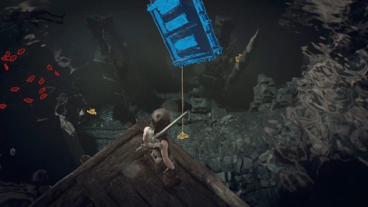 Your first task will be to cut the ropes which are attached to the raft - Mission of San Juan side quests in Shadow of the Tomb Raider - Side Quests - Shadow of the Tomb Raider Game Guide