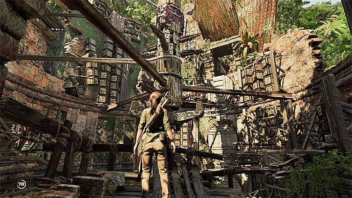 This riddle uses the tower shown on the picture - How to complete the Trial of the Eagle in Shadow of the Tomb Raider Game? - Solving Riddles - Shadow of the Tomb Raider Game Guide