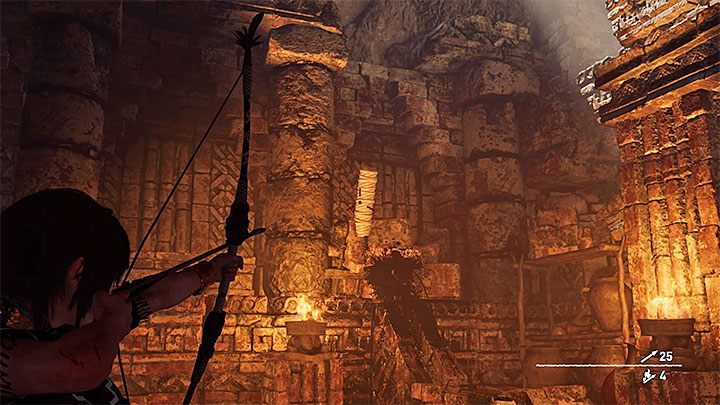 Start by finding the lever with a rope coil left of the barricade (picture above) - Completing the Trial of the Serpent in Shadow of the Tomb Raider - Solving Riddles - Shadow of the Tomb Raider Game Guide