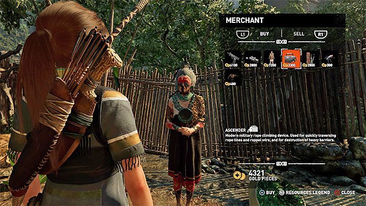 Moraekah sells two very important items - Where to upgrade Laras gear in Shadow of the Tomb Raider? - FAQ - Shadow of the Tomb Raider Game Guide
