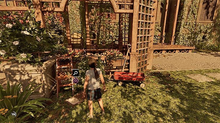 This secret can be found in the garden, right next to the place, where Lara can start climbing to enter the Manor - Can you go back to the Croft Manor in Shadow of the Tomb Raider? - FAQ - Shadow of the Tomb Raider Game Guide