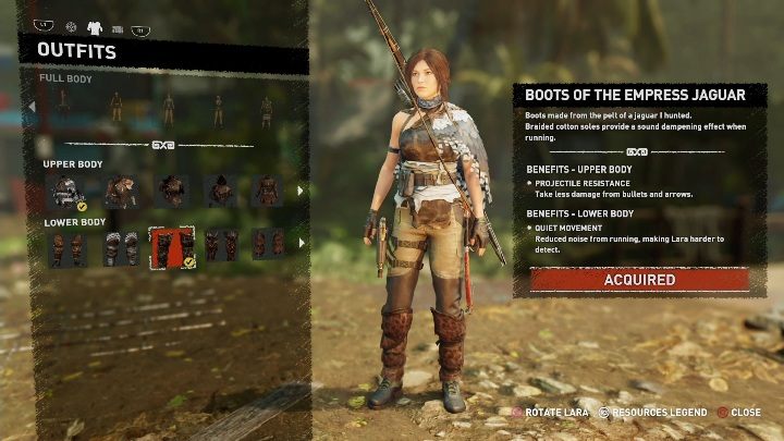 How to get - - All Laras outfits in Shadow of the Tomb Raider - Equipment - Shadow of the Tomb Raider Game Guide