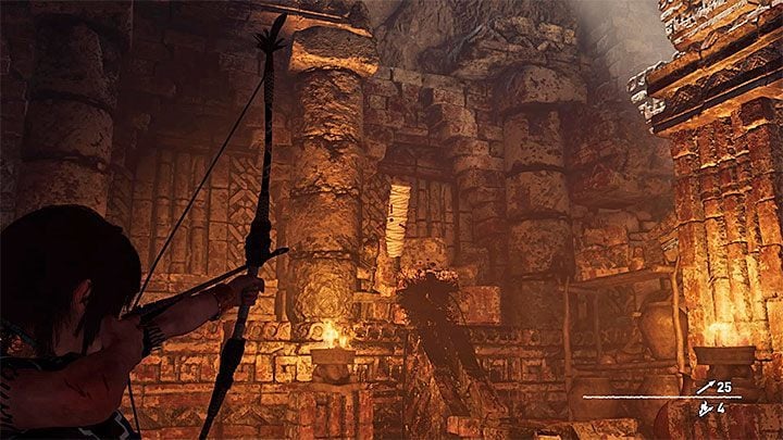 Start with locating the lever with ropes located left from the barricade (the picture above) - Exploration of the Belly and Head of the Serpent - The Hidden City - The Hidden City - Shadow of the Tomb Raider Game Guide