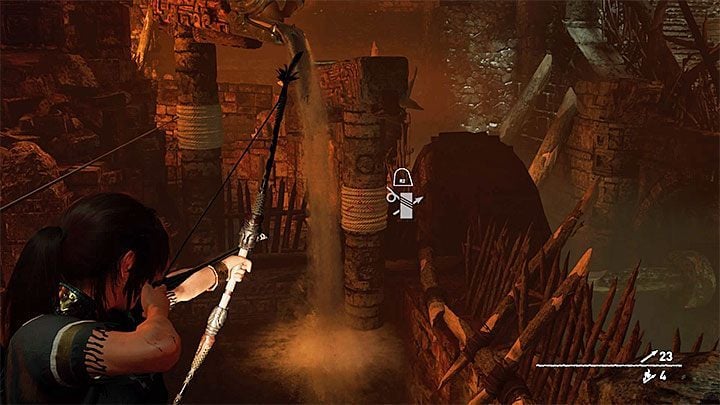 Go back to the spinning wheel (a few savages will attack you on the way) - Exploring of the temple - Eye of the Serpent; Empty-Handed - Mountain Temple Cenote - Shadow of the Tomb Raider Game Guide