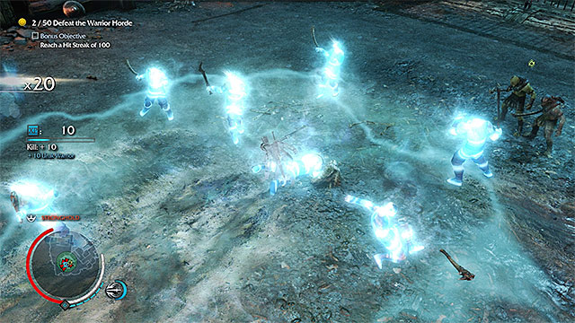 Attack orcs flawlessly and avoid longer stops, to prevent resetting the multiplier. - Into the Pit (sword) | Weapon Missions - Weapon Missions - Middle-earth: Shadow of Mordor Game Guide