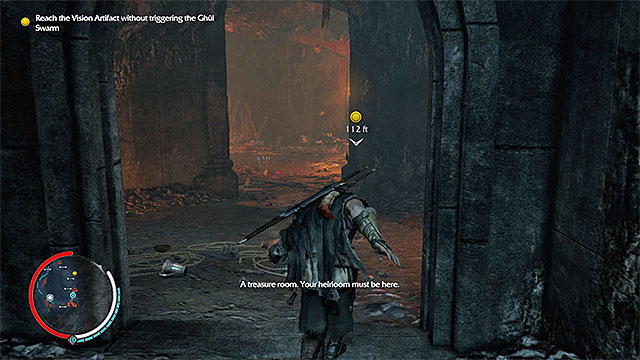 The treasure room entrance - 12: The Messenger | Main missions - Main missions - Middle-earth: Shadow of Mordor Game Guide