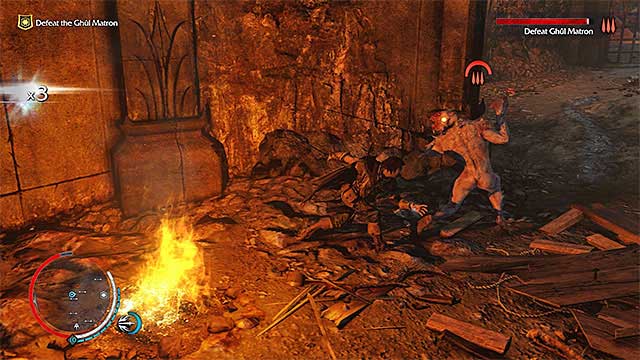 Vault over the Matron and land, at most, two swift blows - 12: The Messenger | Main missions - Main missions - Middle-earth: Shadow of Mordor Game Guide