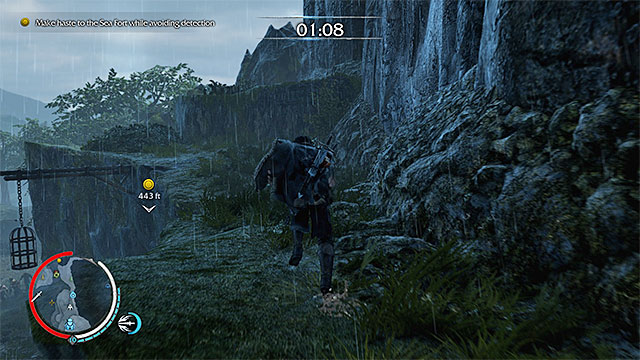 Use the ledges above - 13: Queen of the Shore | Main missions - Main missions - Middle-earth: Shadow of Mordor Game Guide