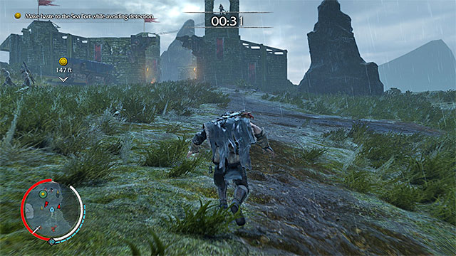 Avoid the orc patrols that you encounter, along your path to the fort - 13: Queen of the Shore | Main missions - Main missions - Middle-earth: Shadow of Mordor Game Guide