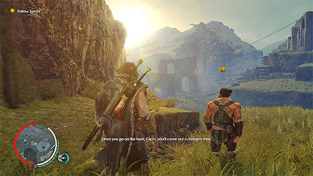 You need to reach the caragors staying place - 14: Big Game | Main missions - Main missions - Middle-earth: Shadow of Mordor Game Guide