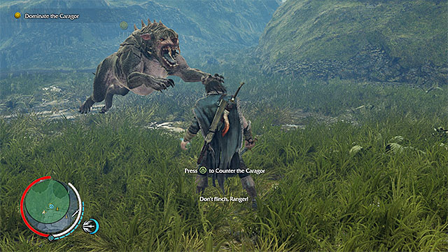 Be prepared to counter and harness the stunned beast - 14: Big Game | Main missions - Main missions - Middle-earth: Shadow of Mordor Game Guide