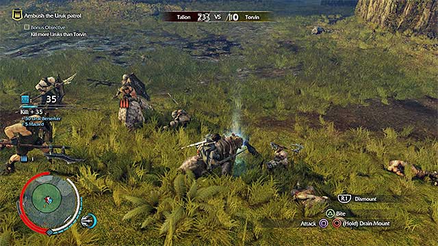 Attack the big enemy patrol - 14: Big Game | Main missions - Main missions - Middle-earth: Shadow of Mordor Game Guide