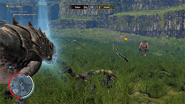 You need to save the wounded Torvin - 14: Big Game | Main missions - Main missions - Middle-earth: Shadow of Mordor Game Guide