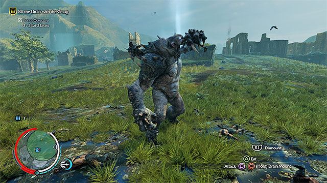 Have the graug devour, at least, 3 orcs - 15: Hunting Partners | Main missions - Main missions - Middle-earth: Shadow of Mordor Game Guide