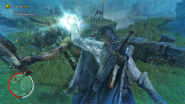 Before you brand an orc, make sure he is not being watched - The Stand | Outcast Rescue Missions - Outcast Rescue Missions - Middle-earth: Shadow of Mordor Game Guide