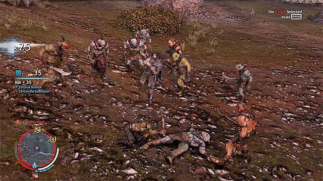 You will be eliminating the regular orcs in multiple numbers - Enemy types | Combat - Combat - Middle-earth: Shadow of Mordor Game Guide