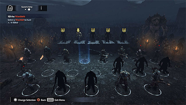 An example Saurons Army - Basic information | Saurons Army (Nemesis System) - Saurons Army (Nemesis System) - Middle-earth: Shadow of Mordor Game Guide