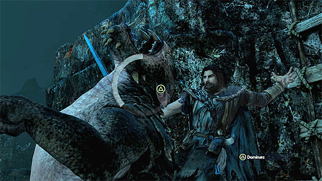 Harnessing the caragor will allow you to avoid fighting it - 7: The Outcasts | Main missions - Main missions - Middle-earth: Shadow of Mordor Game Guide