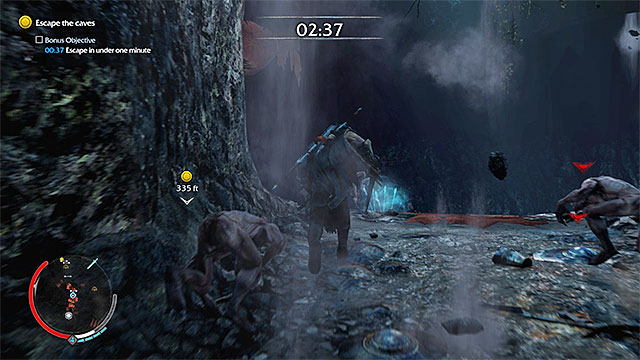 Aim at the successive monsters in the distance and collect arrows, as you go - 8: The One Truth | Main missions - Main missions - Middle-earth: Shadow of Mordor Game Guide