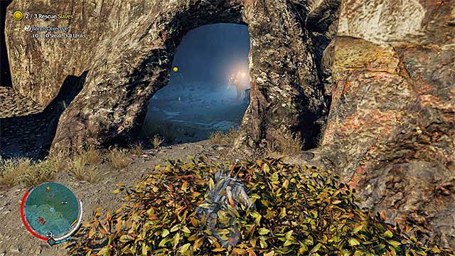 Only after completing the bonus objective, should you try to get to the captive outcasts - Worked to Death | Outcast Rescue Missions - Outcast Rescue Missions - Middle-earth: Shadow of Mordor Game Guide