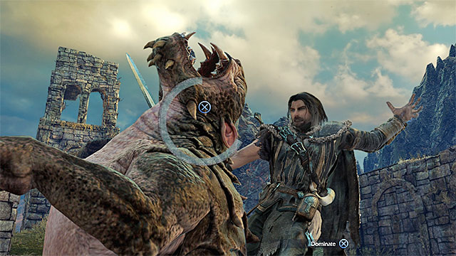 Complete a mini-game to tame a caragor - The Fell Beast (sword) | Weapon Missions - Weapon Missions - Middle-earth: Shadow of Mordor Game Guide